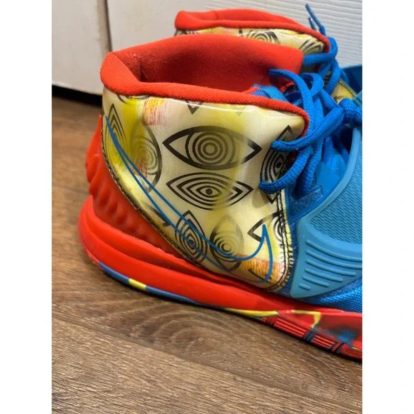 Nike‎ Kyrie 6 TB Green Yellow Blue Orange Basketball Shoes Men US 12